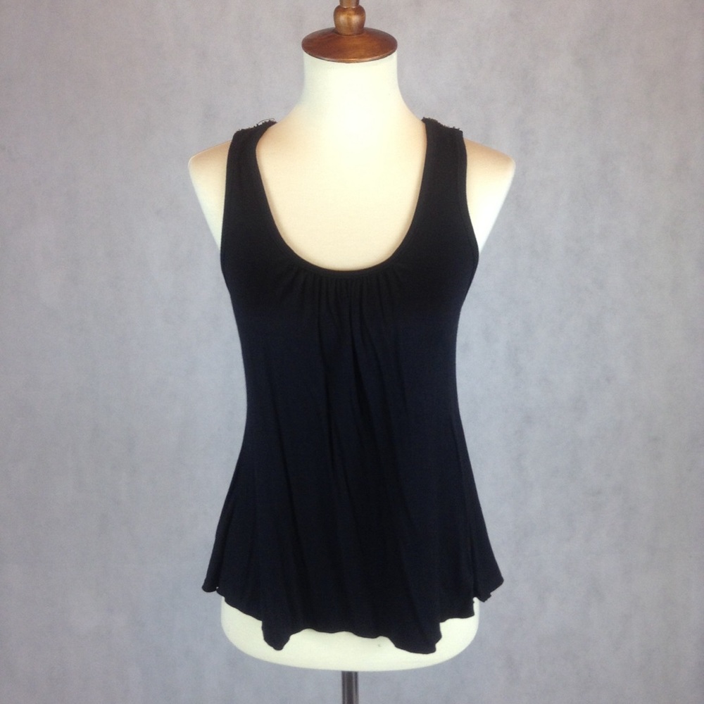 Tank with Beaded Back